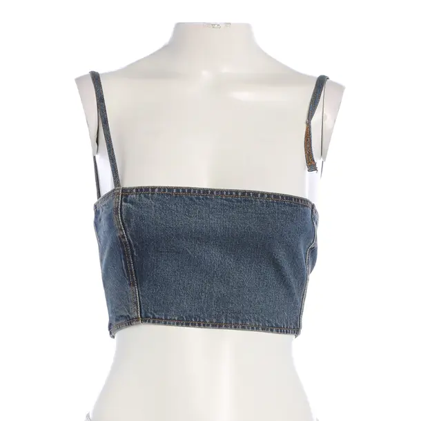 Top, in Blau, Baumwolle, Alaia