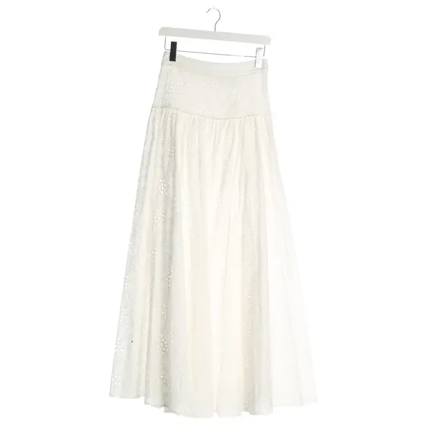 Gonna, in Bianco, Cotone, Alexandra Miro