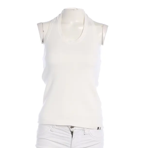 Top, in White, Cotton, Extreme Cashmere