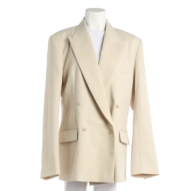 Blazer, in Beige, Baumwolle, Frankie Shop