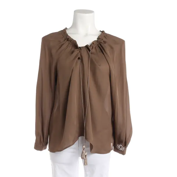 Blouse, in Brown, Silk, Nili Lotan