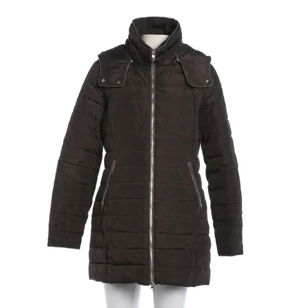 Mid-Season Coat, in Dark Brown, Polyester, Armani Jeans