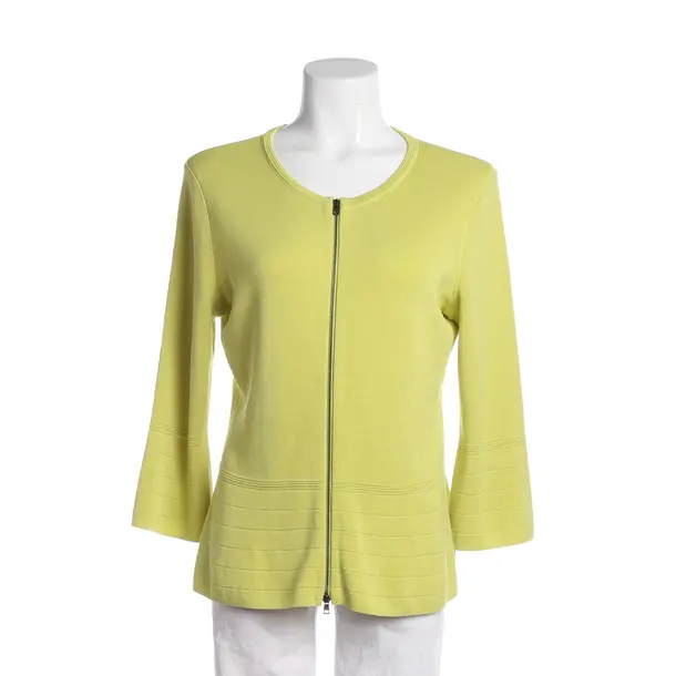 Strickjacke, in Neon Grün, Baumwolle, Marc Cain