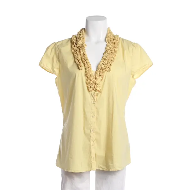 Bluse, in Pastellgelb, Baumwolle, Robert Friedman