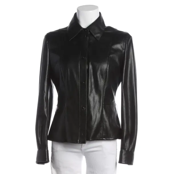Blouse, in Black, Polyurethane, Hugo Boss Black Label