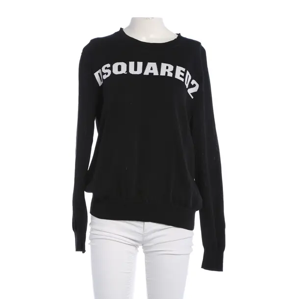 Jumper, in Black, Cotton, Dsquared
