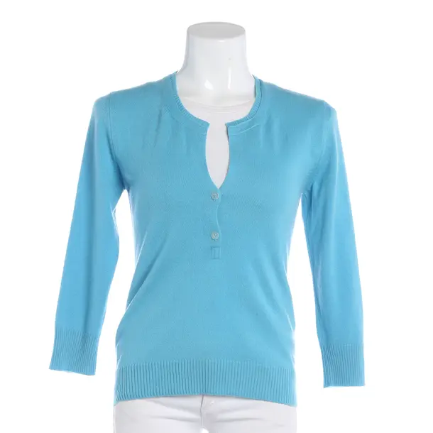 Cashmere Jumper, in Turquoise, Cashmere, Jil Sander