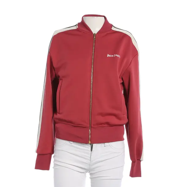 Zip-up Hoodie, in Red, Polyester, Palm Angels