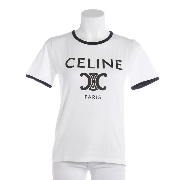 Shirt, in Weiß, Baumwolle, Céline