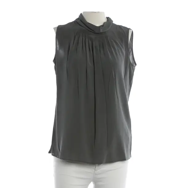 Top, in Light Gray, Silk, Van Laack
