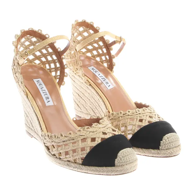 Wedges, in Beige, Aquazzura