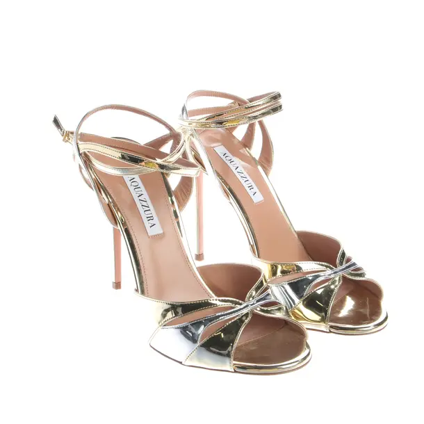 Sandaletten, in Silber, Aquazzura