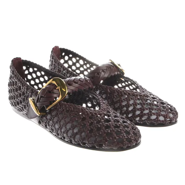 Halbschuhe, in Bordeaux, Zimmermann