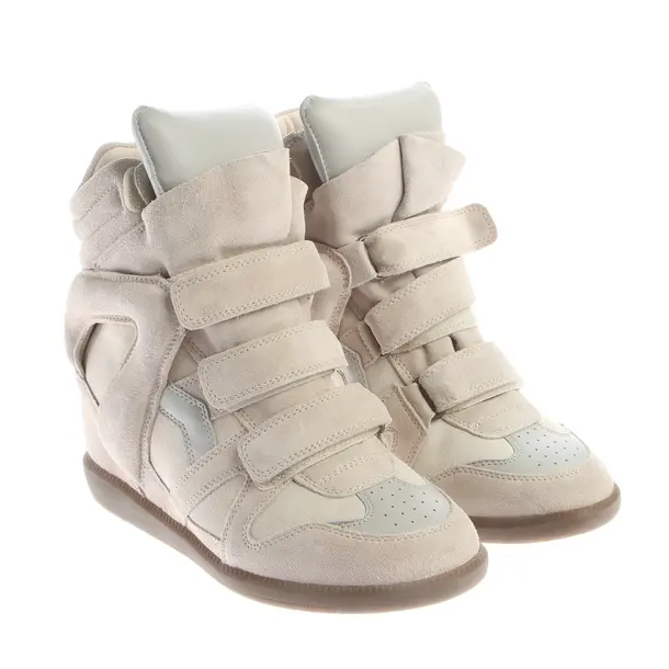 High-Top Sneaker, in Beige, Isabel Marant