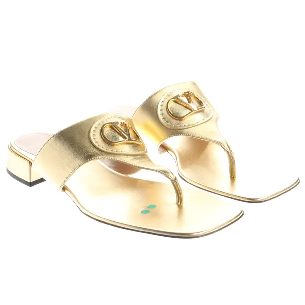 Sandalen, in Gold, Valentino