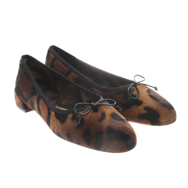 Ballet Flats, in Dark Brown, Christian Louboutin