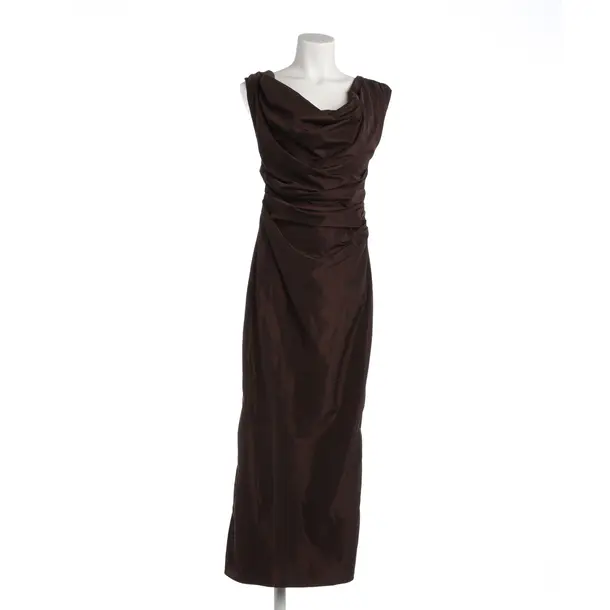 Cocktail Dress, in Dark Brown, Polyester, Staud