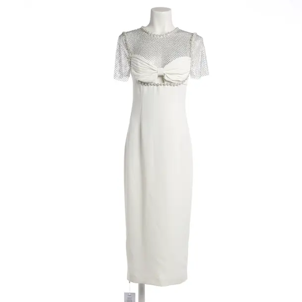 Cocktail Dress, in White, Polyester, self-portrait