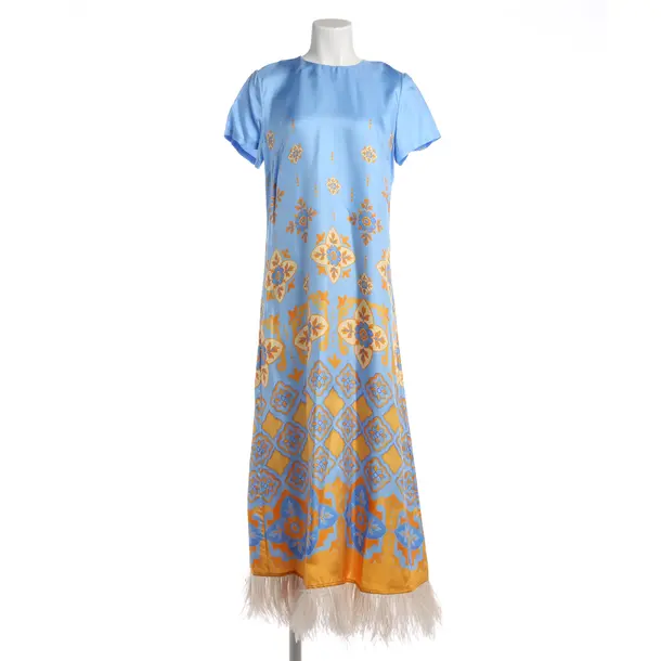 Dress, in Blue, Silk, La DoubleJ