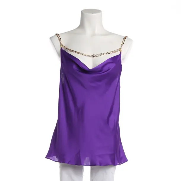 Top, in Lila, Polyester, Paco Rabanne