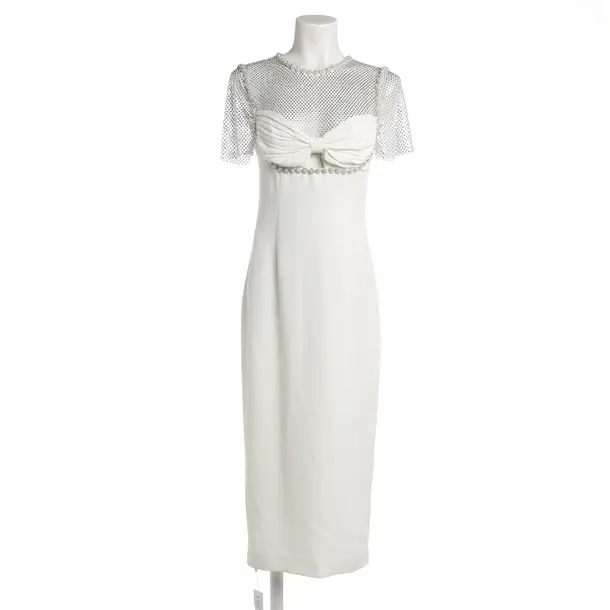 Cocktailkleid, in Weiß, Polyester, self-portrait