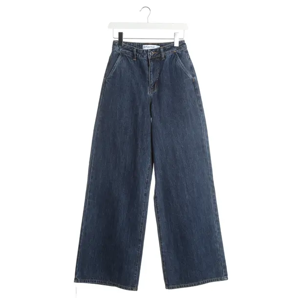 Flared Jeans, in Blue, Cotton, self-portrait