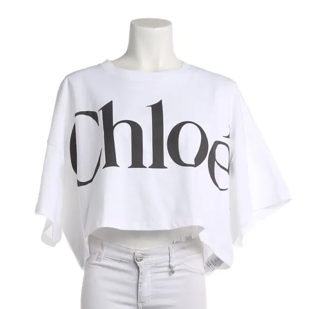 Shirt, in White, Cotton, Chloé