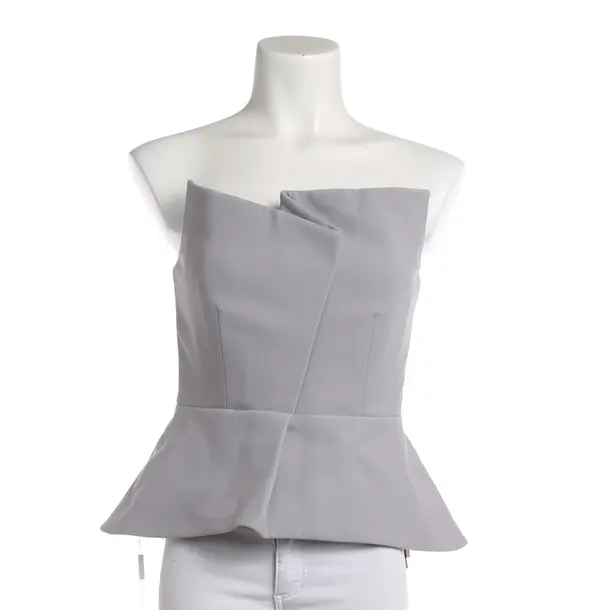 Top, in Gray, Polyester, Roland Mouret