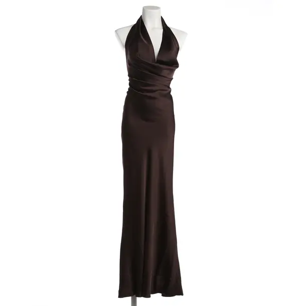Cocktailkleid, in Dunkelbraun, Polyester, Norma Kamali