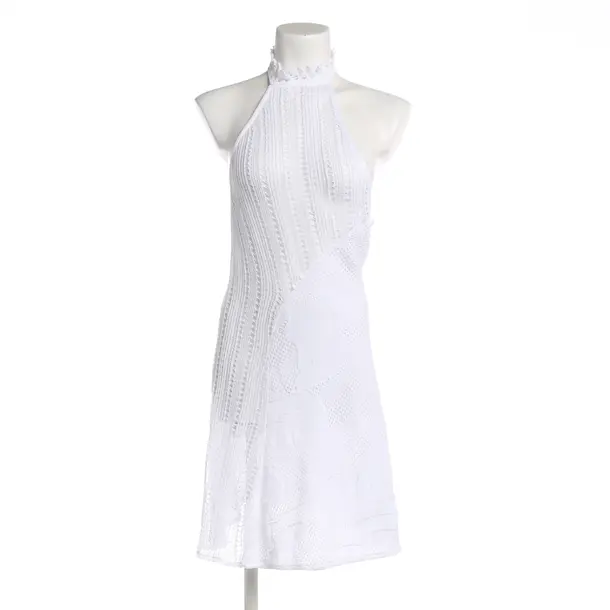 Cocktail Dress, in White, Cotton, Roberta Einer