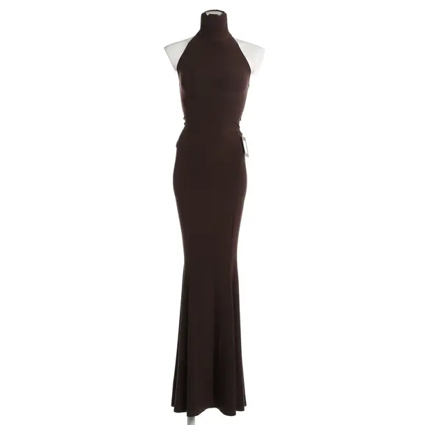 Cocktail Dress, in Dark Brown, Polyester, Norma Kamali