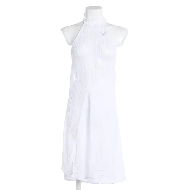 Dress, in White, Cotton, Roberta Einer