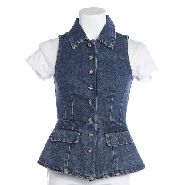 Gilet in denim, in Blu, Cotone, autoritratto