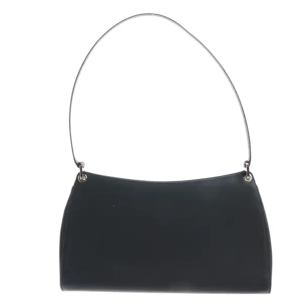 Shoulder Bag, in Navy, Polyurethane, Bally