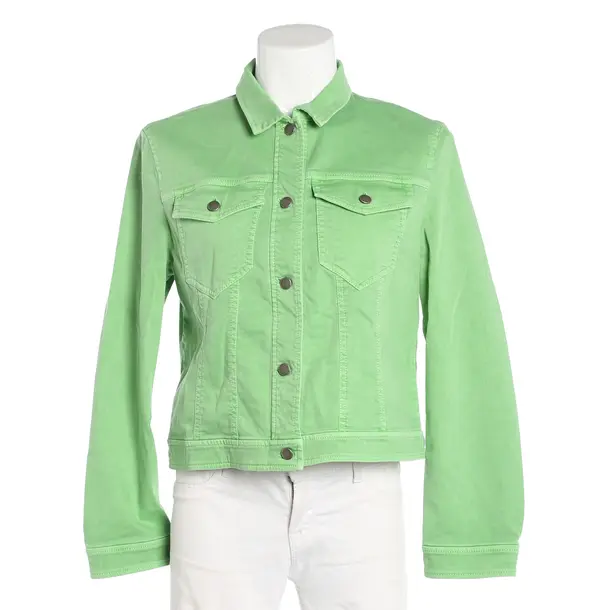 Denim Jacket, in Mint Green, Cotton, Marc Cain