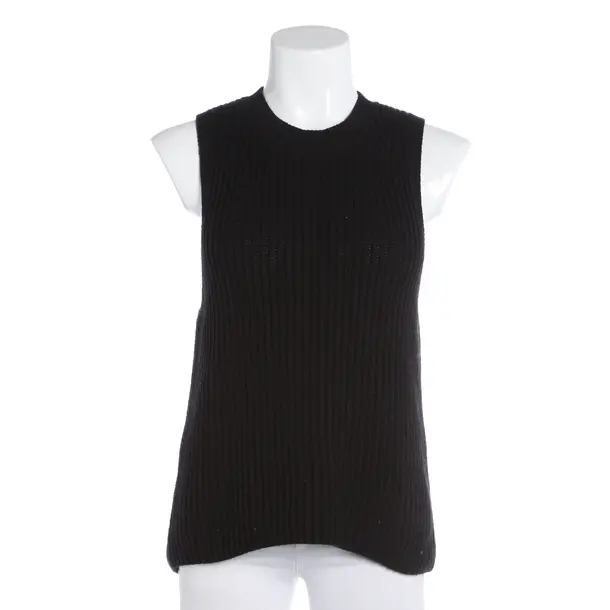 Sweater Vest, in Black, Cotton, Closed