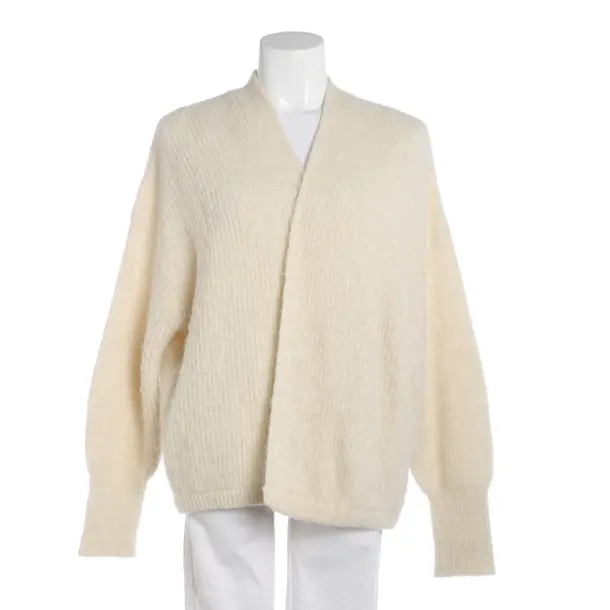 Strickjacke, in Cream, Polyacryl, American Vintage