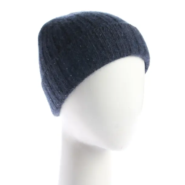 Beanie, in Blue, Wool, Fabiana Filippi