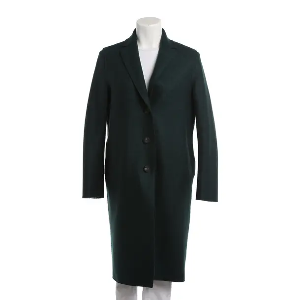 Übergangsmantel, in Dunkelgrün, Wolle, Harris Wharf London