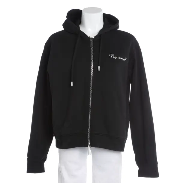 Sweatjacke, in Schwarz, Baumwolle, Dsquared