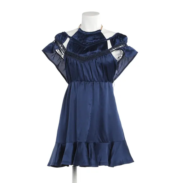 Kleid, in Blau, Polyester, self-portrait