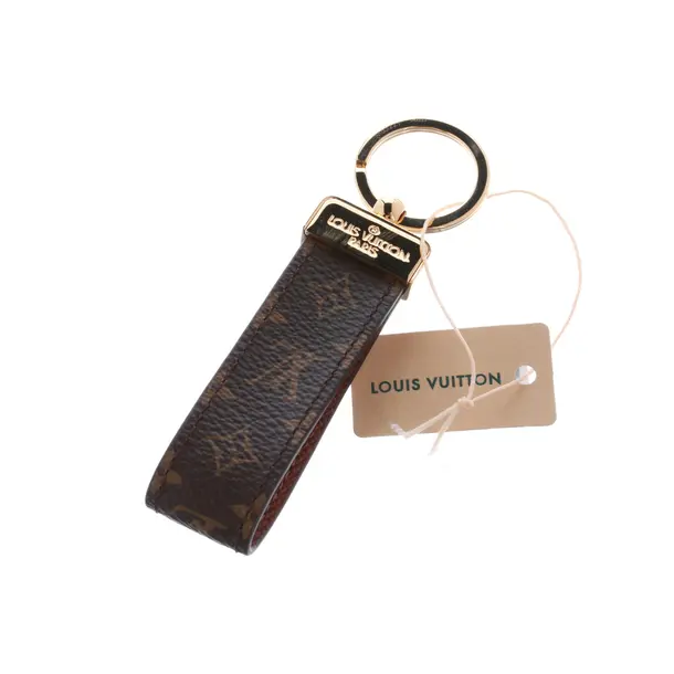 Keyring, in Brown, Leather, Louis Vuitton