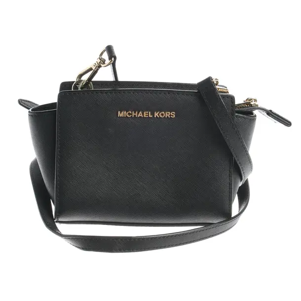 Shoulder Bag, in Black, Leather, Michael Kors