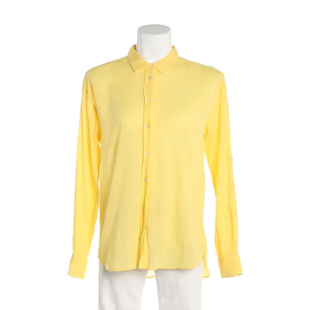 Camicetta, in Giallo, Cotone, Chiuso