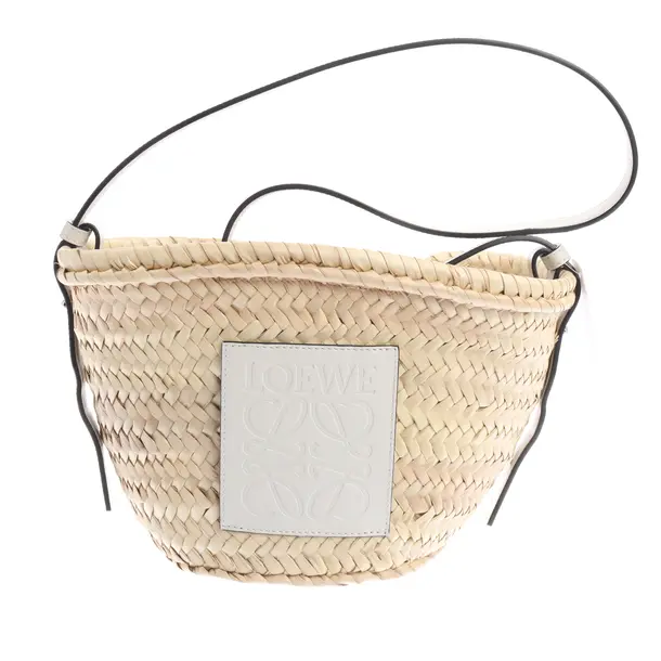 Shoulder Bag, in Beige, Straw, Loewe
