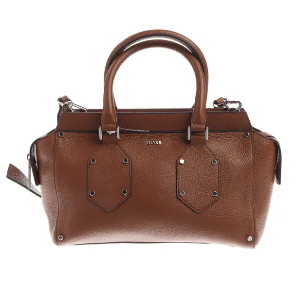 Handtasche, in Braun, Leder, Hugo Boss