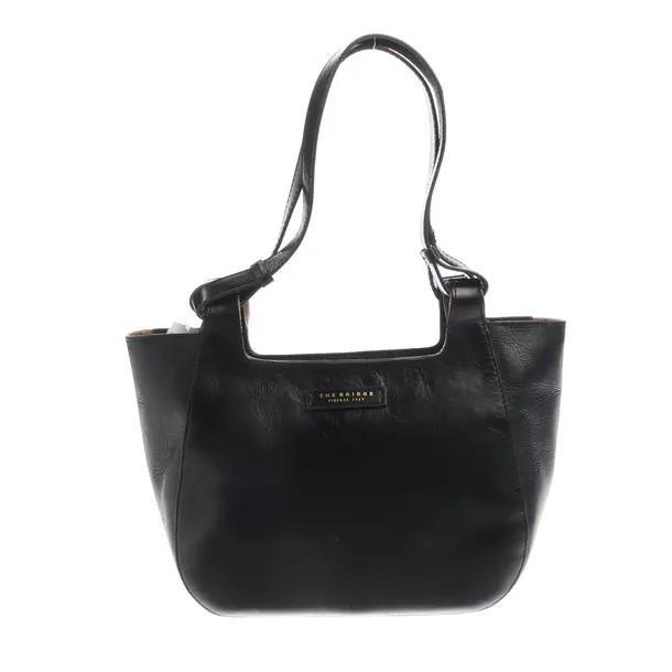 Schultertasche, in Schwarz, Leder, The Bridge