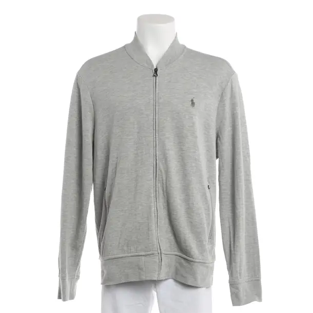 Felpa con cerniera, in Grigio, Cotone, Polo Ralph Lauren