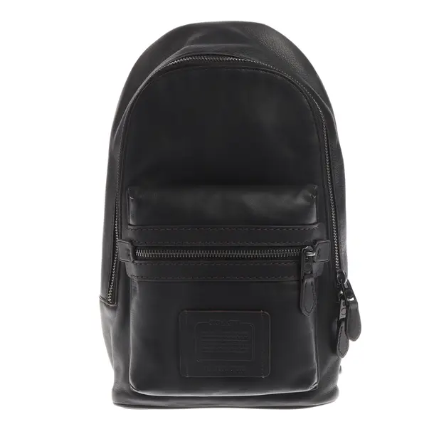 Rucksack, in Schwarz, Leder, Coach