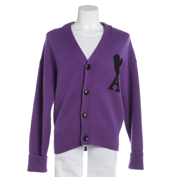 Cardigan, in Viola, Lana, Ami Paris